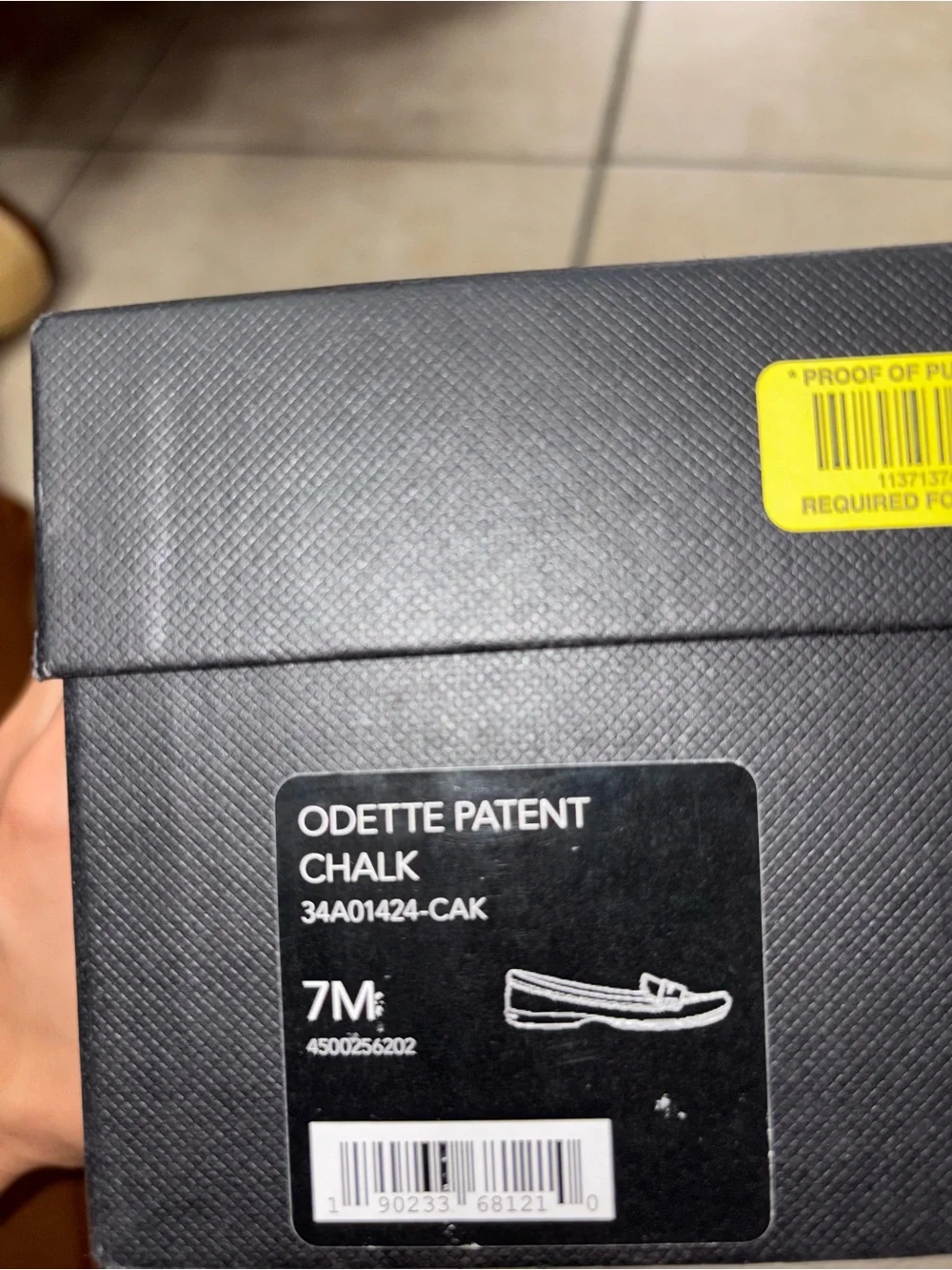 COACH Cream Patent Leather Penny Loafers